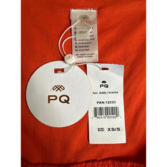 PQ Everly Romper in Passion XSmall Small New Womens Beach Resort - Picture 11 of 14